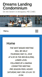 Mobile Screenshot of dreamslandingcondo.org